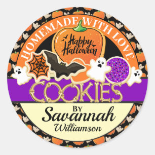 Halloween Homemade With Love Sticker