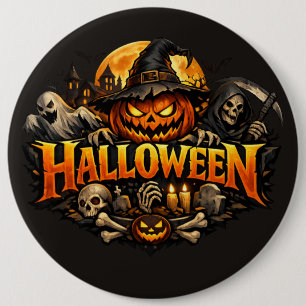 Halloween Horror 6 Cm Round Badge