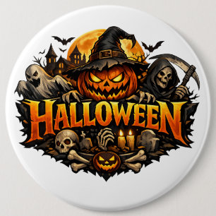 Halloween Horror 6 Cm Round Badge