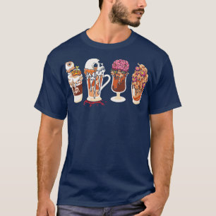 Halloween Horror Coffee Halloween Graphic T-Shirt