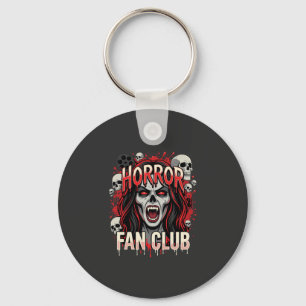 Halloween Horror Fan Club Vampire Skull Key Ring