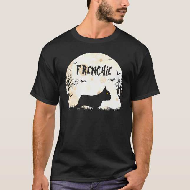 Halloween Horror French Bulldog T-Shirt (Front)