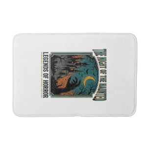 Halloween Horror Haunted Night Vintage Spooky_1 Bath Mat