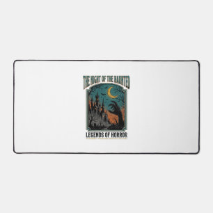 Halloween Horror Haunted Night Vintage Spooky_1 Desk Mat