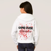 Halloween Horror Hoodie – “Game Over For Somebody