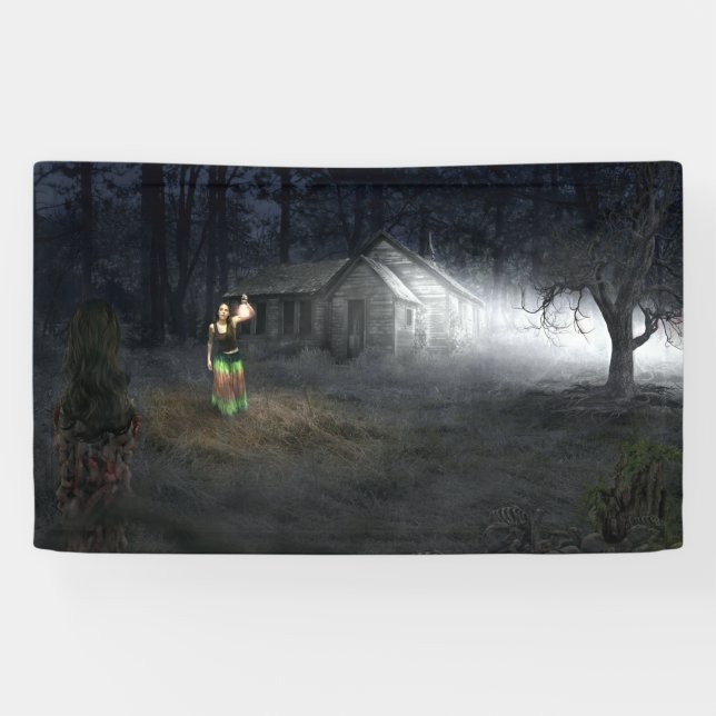 Halloween Horror House Banner (Horizontal)