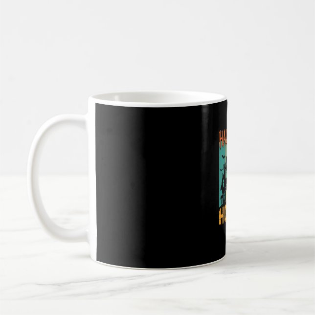 Halloween Horror Night Haunted House Vector_1 Coffee Mug (Left)