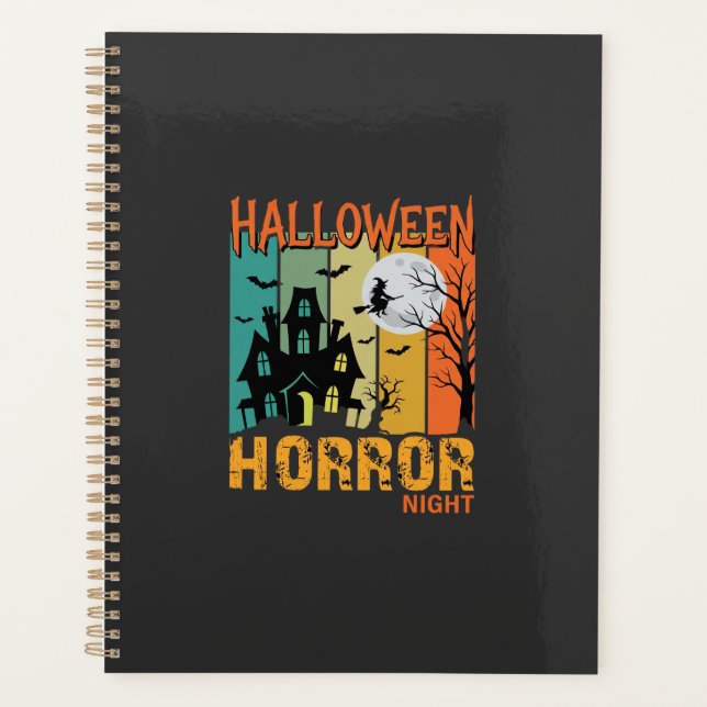 Halloween Horror Night Haunted House Vector_1 Planner (Front)