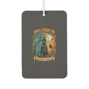 Halloween Horror Night Haunted House Witch Full Mo Car Air Freshener