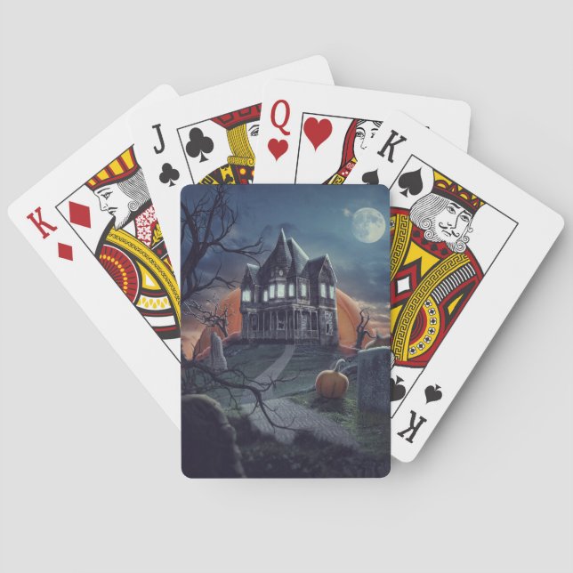 Halloween Horror Night   Playing Cards (Back)