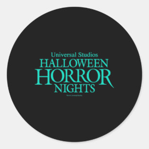 Halloween Horror Nights HHN Universal Monsters Fro Classic Round Sticker