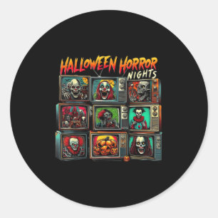 Halloween Horror Nights Y Movie  Classic Round Sticker