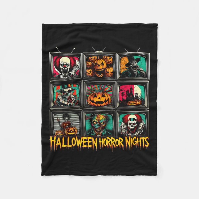 Halloween Horror Nights Y Movie  Fleece Blanket (Front)
