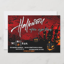 Halloween Horror Nigth Party Invitation