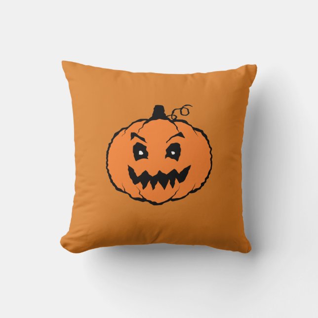 Halloween Horror Pumpkin  Cushion (Front)