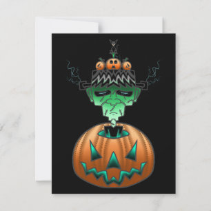 Halloween Horror Punk Zombie Invitation