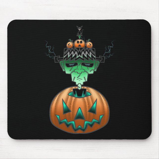 Halloween Horror Punk Zombie Mouse Mat (Front)