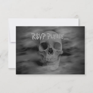 Halloween horror RSVP Card