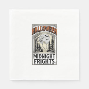 Halloween Horror Shirt Vintage Engraving Spooky Fo Napkin