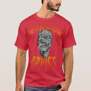 Halloween Horror Stories Scary Movies Addict Zombi T-Shirt
