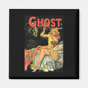 Halloween Horror Vintage Ghost Comic Book Retro Sc Magnet