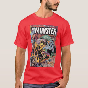 Halloween Horror Vintage Monster Comic Book Retro T-Shirt