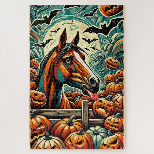 Halloween Horse 1000 Piece Puzzle (Vertical)