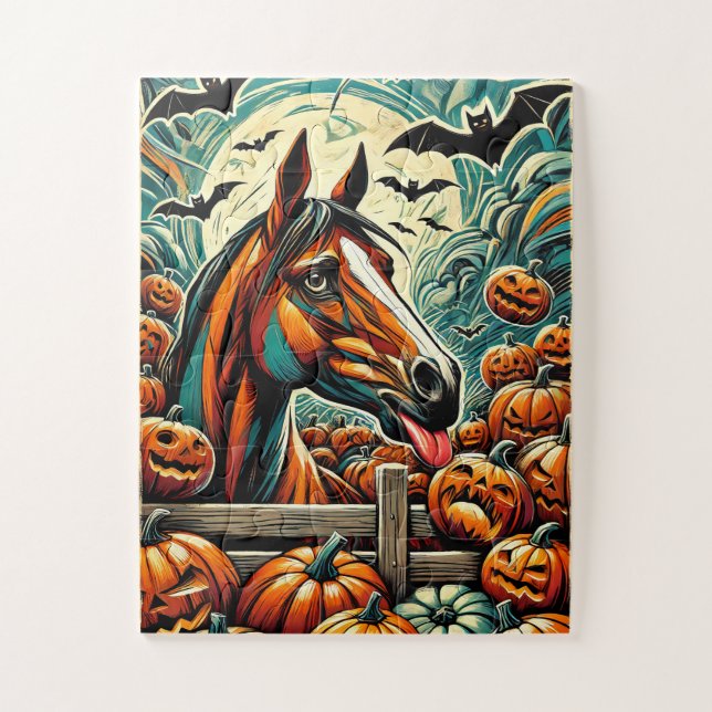 Halloween Horse 30 Piece Kids Puzzle (Vertical)