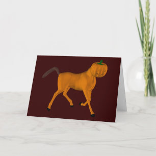 Halloween Horse Card