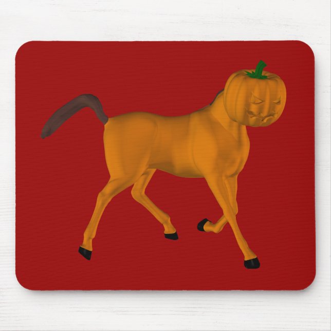 Halloween Horse Mouse Mat (Front)