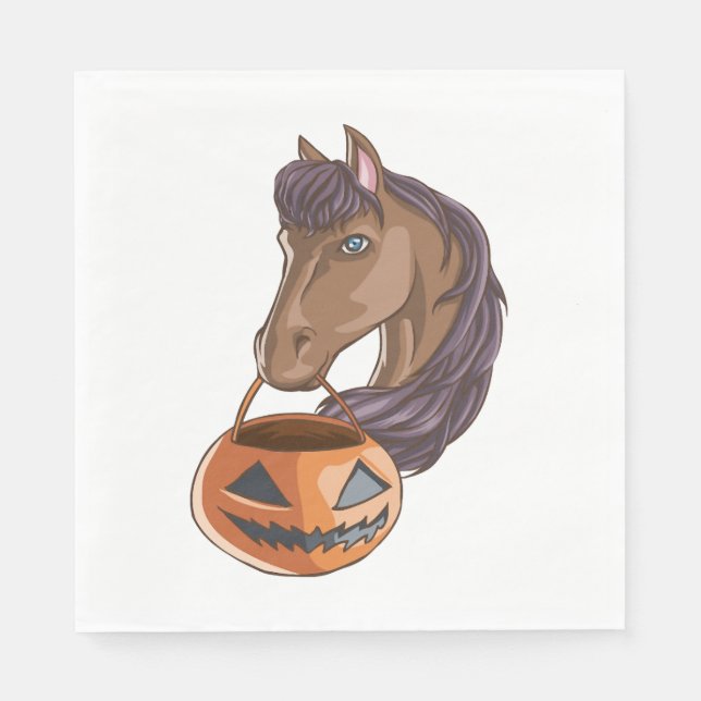 Halloween Horse Napkin (Front)