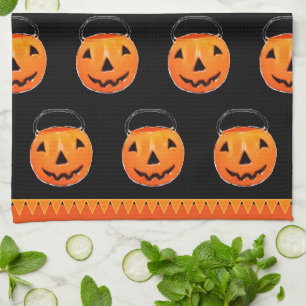 Halloween Hostess Gift Decor Tea Towel