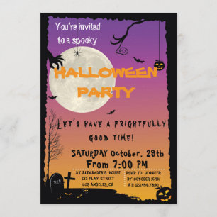 Halloween House Party Invitation