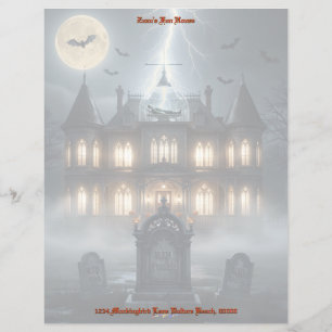 Halloween House With Frankie, Dark Grey Flyer
