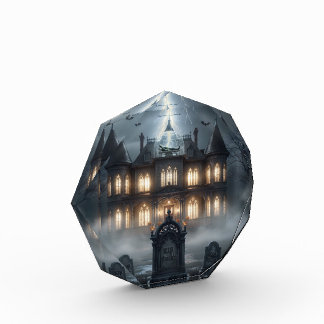 Halloween House With Frankie, Dark Grey Photo Block