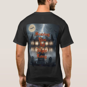 Halloween House With Frankie, Dark Grey T-Shirt