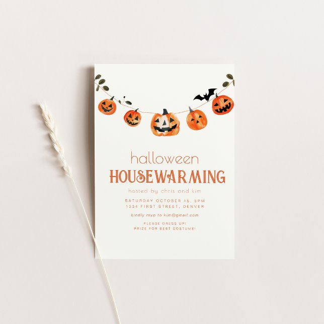 Halloween Housewarming Party Invite (Creator Uploaded)
