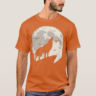 Halloween howling werewolf at the moon Costume par T-Shirt