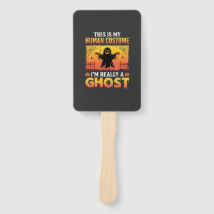 Halloween Human Costume Ghost Vintage Hand Fan