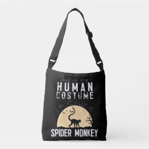 Halloween Human Spider Monkey Creepy Horror Crossbody Bag