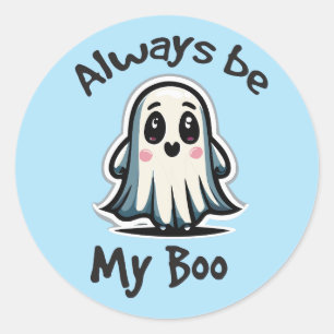 Halloween humour  classic round sticker