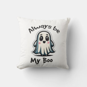 Halloween humour ghost cushion