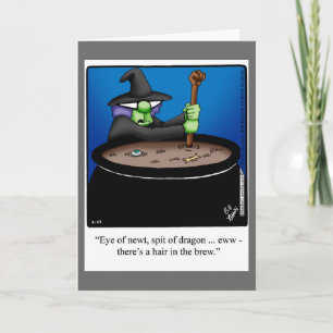 Halloween Humour Greeting Card
