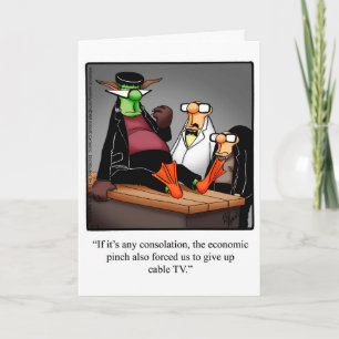 Halloween Humour Greeting Card