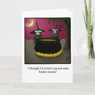 Halloween Humour Greeting Card "Spectickles"