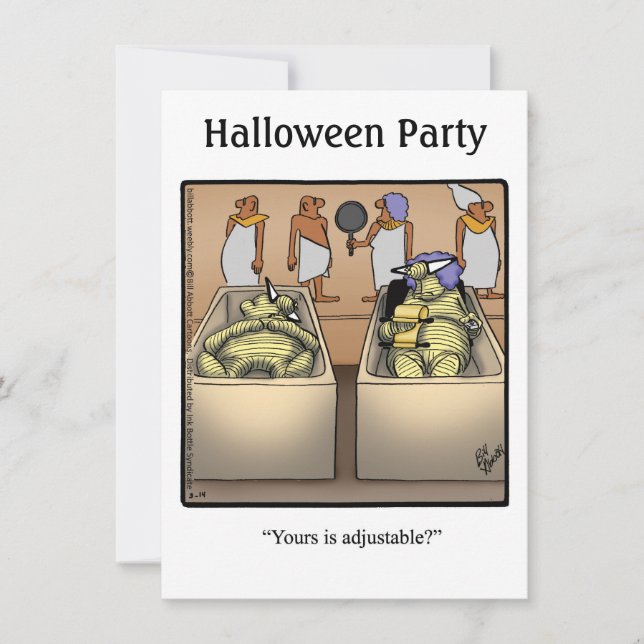 Halloween Humour Party Invitations For Halloween (Front)