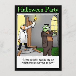 Halloween Humour Party Invitations "Spectickles"