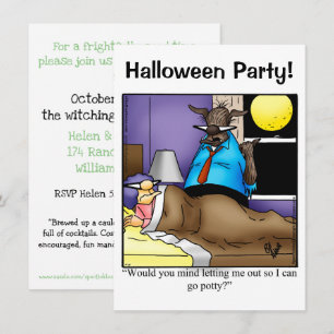 Halloween Humour Party Invitations "Spectickles"