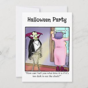 Halloween Humour Party Invitations "Spectickles"