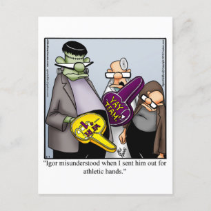 Halloween Humour Postcard